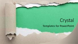 Presentation with paper - Amazing PPT layouts having tabloid - paper backdrop and a seafoam green colored foreground