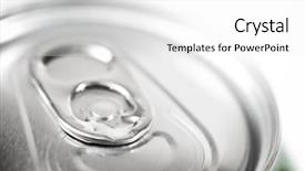  Presentation with beer - Slide deck featuring tabs - closeup of a beer can background and a white colored foreground