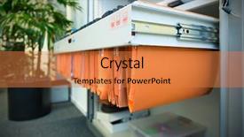  Presentation with suspension - Colorful slide set enhanced with tabs - old and used orange paper backdrop and a coral colored foreground