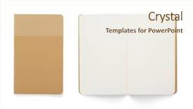  Presentation with notebook paper - Amazing PPT theme having tabs - paper notebook or note pad backdrop and a cream colored foreground