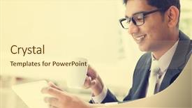  Presentation with tabs - Amazing slide deck having tabs - young asian indian businessman using backdrop and a cream colored foreground