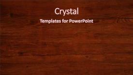  Presentation with brown wood texture - Slides enhanced with tacks - perfect brown wooden panels background and a wine colored foreground