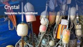  Presentation with port - PPT layouts with tacks - ribadesella asturias fishing tacke background and a  colored foreground