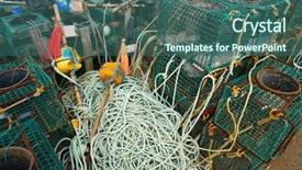  Presentation with port - Slide set consisting of tacks - ribadesella asturias fishing tacke background and a  colored foreground