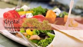  Presentation with hydroponics vegetables hydroponic vegetable - Slides featuring taco bell - appetizing chicken wrap with lots background and a coral colored foreground