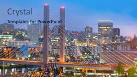  Presentation with usa - Slide deck featuring tacoma-washington-usa-cityscape background and a light blue colored foreground