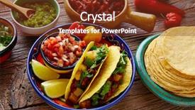  Presentation with mexican chili - Cool new theme with tacos al pastor mexican backdrop and a tawny brown colored foreground