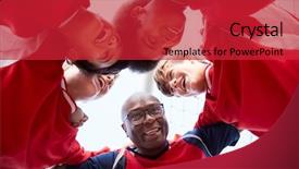  Presentation with high school - Beautiful PPT theme featuring tactics - low angle view of male backdrop and a red colored foreground