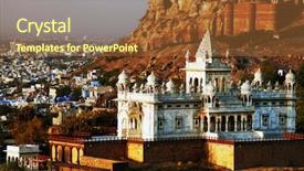  Presentation with jodhpur - Amazing presentation theme having tado - jaswant thada mausoleum in jodhpur backdrop and a tawny brown colored foreground