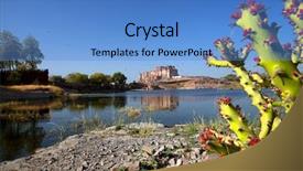  Presentation with jodhpur - Presentation theme with tado - mehrangarh fort in jodhpur rajasthan background and a teal colored foreground