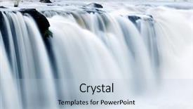  Presentation with waterfall - Colorful PPT theme enhanced with tado - tad-pa suam waterfall southern laos backdrop and a  colored foreground