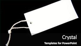  Presentation with black - Beautiful PPT theme featuring tag and string on black backdrop and a black colored foreground