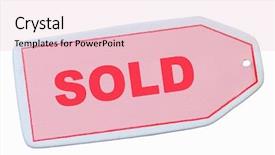  Presentation with work the word in your life - Amazing theme having tag with the word sold backdrop and a lemonade colored foreground