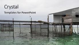  Presentation with generations - PPT layouts with tagalog - sea gypsy home on stilts background and a  colored foreground