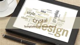  Presentation with graphic - Audience pleasing slide set consisting of tags related to graphic backdrop and a soft green colored foreground