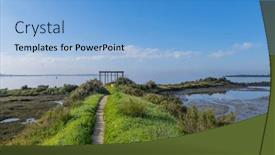  Presentation with fog - Theme enhanced with tagus-morning-with-fog and a light blue colored foreground