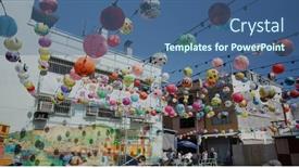  Presentation with hong kong stock market - Amazing presentation having tai-o-hong-kong-19 backdrop and a ocean colored foreground