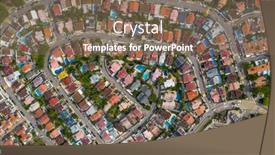  Presentation with residential - Slide deck having tai-po-hong-kong-17 background and a violet colored foreground