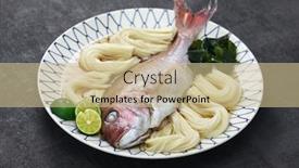  Presentation with noodle - Cool new presentation theme with tai-somen-japanese-very-thin backdrop and a soft green colored foreground