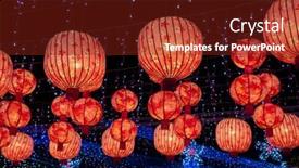  Presentation with ranch - PPT theme having taichung-city-taiwan-feb-19rd background and a tawny brown colored foreground