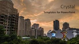  Presentation with city buildings - 