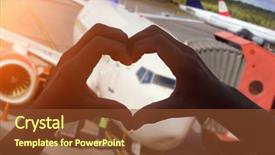  Presentation with hands heart - Amazing PPT layouts having tail gate - hands making heart shape backdrop and a tawny brown colored foreground