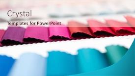  Presentation with thread - Slide set enhanced with tailor-s-workplace-thread-spools background and a lemonade colored foreground