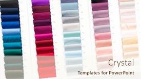  Presentation with thread - Presentation with tailor-s-workplace-thread-spools background and a cream colored foreground