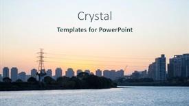  Presentation with taipei - Slides featuring taipei-city-with-riverside and a sky blue colored foreground