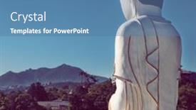  Presentation with hot spring - PPT layouts having taipei-december-2016-white-buddha background and a teal colored foreground