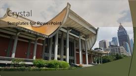  Presentation with 2022 - Theme consisting of taipei-taiwan-12-march-2022 background and a coral colored foreground