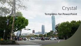  Presentation with memorial - PPT theme enhanced with taipei-taiwan-12-march-2022 background and a sky blue colored foreground