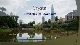  Presentation with 2022 - Presentation design consisting of taipei-taiwan-12-march-2022 background and a sky blue colored foreground