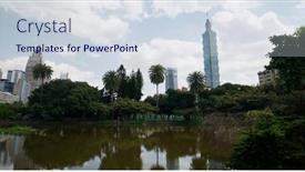  Presentation with 2022 - Presentation theme featuring taipei-taiwan-12-march-2022 background and a sky blue colored foreground