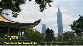  Presentation with memorial - PPT theme having taipei-taiwan-12-march-2022 background and a tawny brown colored foreground