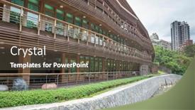  Presentation with environmentally friendly - Presentation theme with taipei-taiwan-august-18th-2019 background and a gray colored foreground