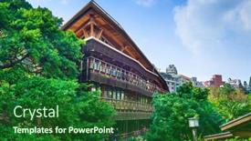  Presentation with taipei - Beautiful PPT layouts featuring taipei-taiwan-january-16-2013 backdrop and a forest green colored foreground