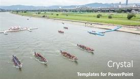  Presentation with dragon boat racing - 