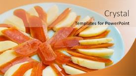  Presentation with taiwan - Theme with taiwan-cuisine-slice-of-mullet background and a coral colored foreground