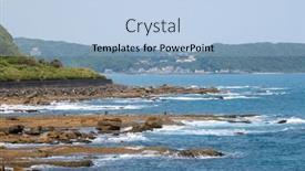  Presentation with taiwan - Presentation with taiwan-north-sea-coast-ocean background and a light blue colored foreground