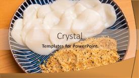  Presentation with peanut - Slides enhanced with taiwan-style-mochi-with-peanut background and a lemonade colored foreground