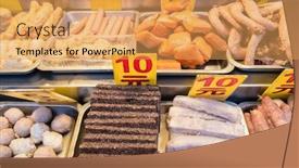  Presentation with fried chicken - Slide deck featuring taiwanese-fried-chicken background and a yellow colored foreground