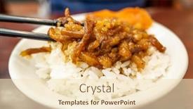  Presentation with snacks - Slide set with taiwanese-snacks-of-chinese-braised background and a lemonade colored foreground