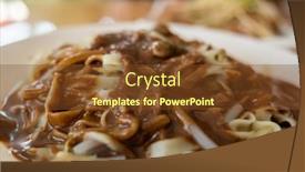  Presentation with sesame paste - Amazing presentation design having taiwanese-traditional-food-of-sesame backdrop and a tawny brown colored foreground