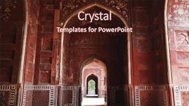  Presentation with taj mahal - Beautiful slides featuring taj mahal agra uttar pradesh backdrop and a wine colored foreground