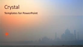  Presentation with taj mahal - Beautiful PPT layouts featuring taj mahal at sunrise backdrop and a lemonade colored foreground