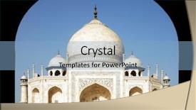  Presentation with taj mahal - Cool new slide deck with taj mahal in india agra backdrop and a  colored foreground