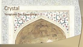  Presentation with taj mahal - Slides having taj mahal in india agra background and a cream colored foreground