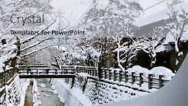  Presentation with japan - Audience pleasing presentation theme consisting of takayama-town-in-japan backdrop and a lemonade colored foreground