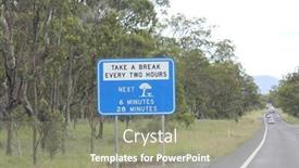  Presentation with driver - Amazing PPT layouts having take-a-break-driver-fatigue backdrop and a gray colored foreground